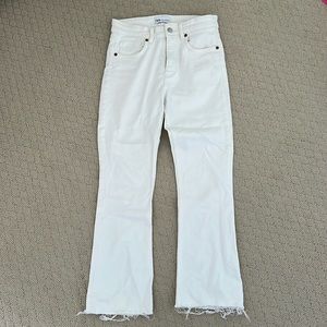 Zara white jeans